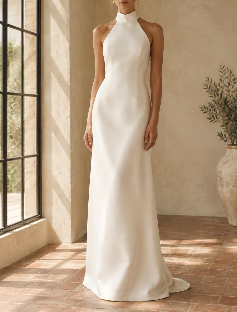 Modern structure bridal look